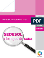 Manual Ciudadano 2011: Sedesol