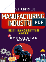 Manufacturing Industries Notes