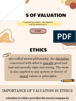 Kinds of Valuation