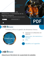 Tema 4 - Curso Almacenes e Inventario en Minería - Procesos y KPIs en La Gestión de Almacenes Mineros.