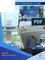 Panama Canal N01-2018 - Vessel Requirements