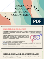 Salud Sexual y Reproductiva Integral Comunitaria