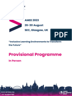 AMEE2023 - Provisional Programme 2