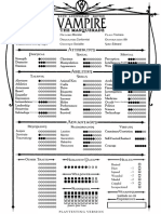 Ficha Pronta de Tremere v20