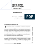 Artigo - Adriana Martins Da Silva - Hermenêutica e Interpretação em Kelsen