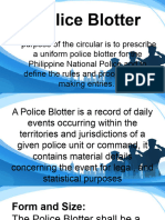 Police Blotter