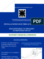 Magnitudes y Unidades de La Luminotecnia