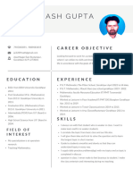 White and Blue Clean Lines Doctor Resume