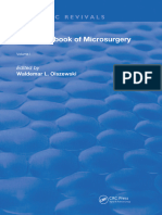 Waldemar L. Olszewski (Editor) - Handbook of Microsurgery - Volume 1-CRC Press (1984)