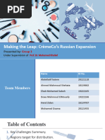 Cremeco Case Study - Group 3