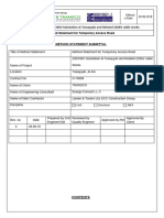 Method Statement For Temporary Access Road (Towayya) - (Rev.)