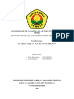 Analisis Ekokritik Naskah Drama Air Mata Senja - Kelompok 5