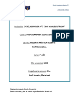 1° - Práctica Docente I - Perfil Generalista-Prof. Morales