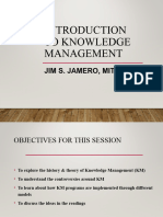 Introduction To Knowledge Management