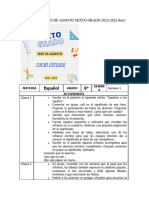 6° Agosto Planeación