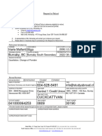 MLI Homestay Request For Refund Form