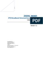 ZXDSL 9806H ZTE Broadband