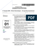 Instituto Aocp 2022 PM Go 2 Tenente Oficial Odontologico Cirurgia Bucomaxilofacial Prova