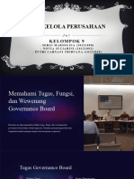 Kel 9 Pemahaman Tugas, Fungsi, Dan Wewenang Governance Board