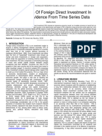 OLS Determinants of Foreign Direct Investment in Mauritius Evidence From Time Series Data