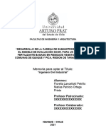 Memoria para Optar Al Título:: Facultad de Ingeniería Y Arquitectura