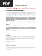 Puntos Extras Autocalificables 1 - Evaluacion de Programas e Instituciones Educativas+