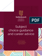 Subject Choice Guidance and Career Advice Booklet