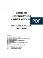 Libreto Kinder 2019