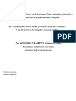 Terrorisme Économique, La Servitude Volontaire de L'économie Congolaise