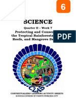 Science6 - q2 - CLAS7 - Protecting and Conserving The Tropical Rainforests, Coral Reefs, and Mangrove Swamps - v6 - Liezl Arosio