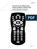 Universal Remote Instruction Manual