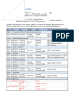 B&C3 2023-24 Course Schedule For Students