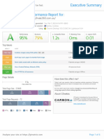 Performance Report For:: The Web Should Be Fast