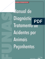 Manual de Diagnóstico e Tratamento de Acidentes Por Animais Peçonhentos