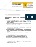 Responsabilidad Del Coordinador Hseq