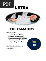 Letra de Cambio Informe-1