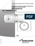 Worcester MT10RF Mechanical Thermostat Installation and Servicing Instructions