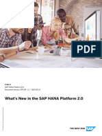 Whats New SAP HANA Platform Release Notes en