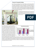 Plywood Composite Testing