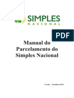 Manual Do Parcelamento Do Simples Nacional