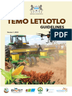 Temo Letlotlo Guidelines Version 1, 2023