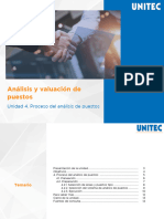 ANÁLISIS Y VALUACIÓN DE PUESTOS Unidad 4 - FINAL