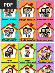 Memorama Tipos de Familia Dulce Candy