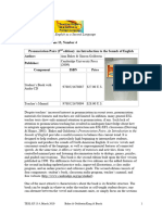 March 2010 - Volume 13, Number 4 Pronunciation Pairs (2 Edition) : An Introduction To The Sounds of English Author: Publisher: Component Isbn Price