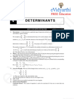 Class 12 Chapter 4 Maths Important Formulas