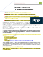 Bioseguridad Y Esterilizacion: Inhibicion Del Crecimiento de Microorganismos