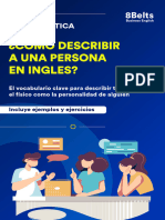 Como Describir A Una Persona en Ingles 8belts Guia PDF