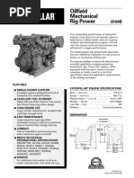 Oilfield Mechanical Rig Power: Caterpillar Engine Specifications Features