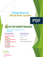 Bloodbank Project Presentation