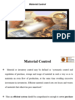 Material Control